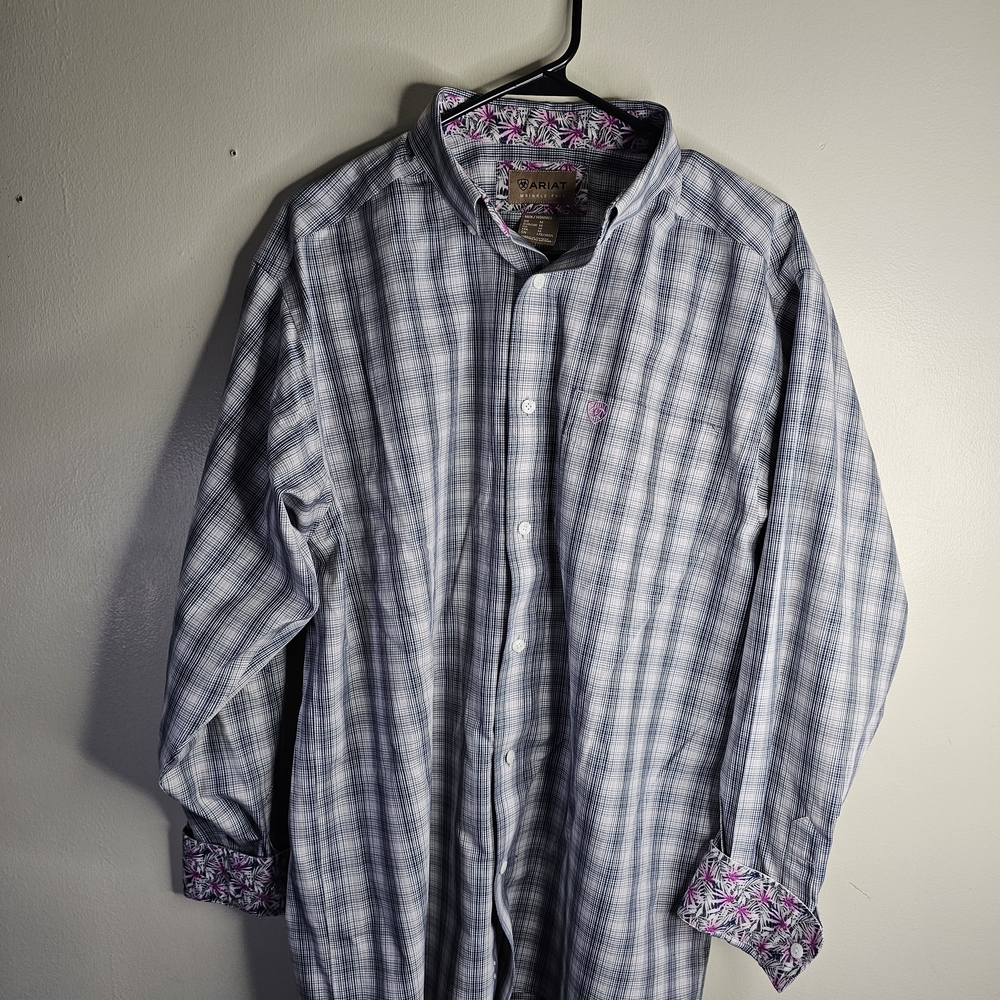 Ariat plaid button-up shirt